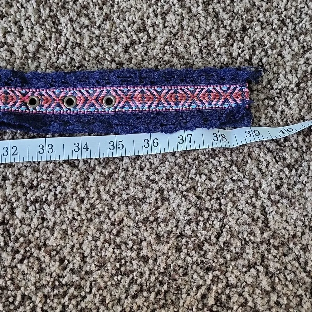 Boho multi color belt